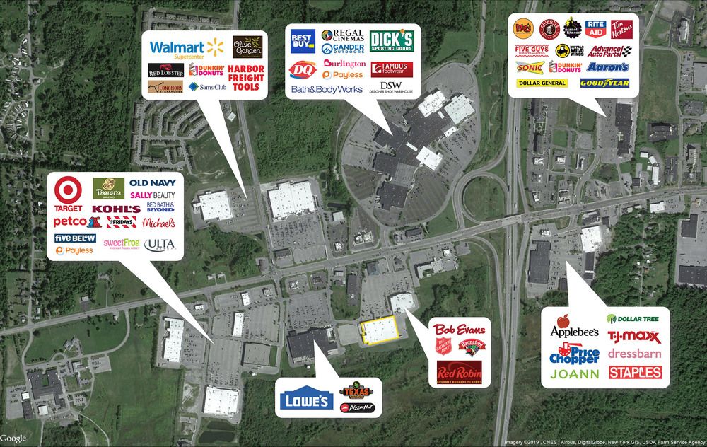 The Plaza at Salmon Run: 21082 Pioneer Plaza Dr, Watertown, NY 13601